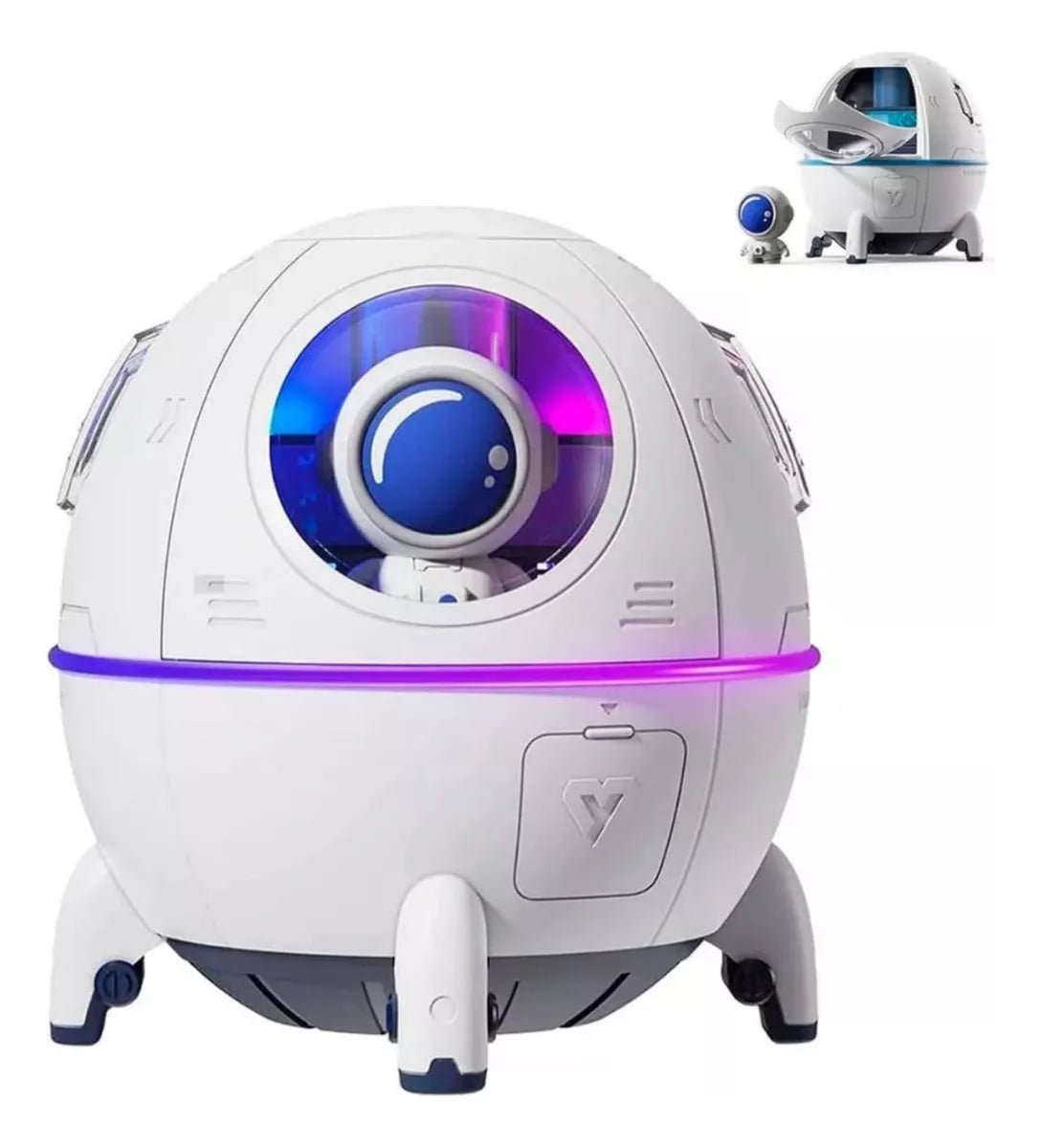 Humidificador Difusor de Aromas Cápsula de Astronauta con Figura de Silicona - VERSELL