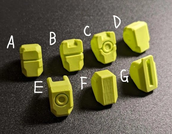 Pack de Cabezas Extra para Dummy 13 - VERSELL