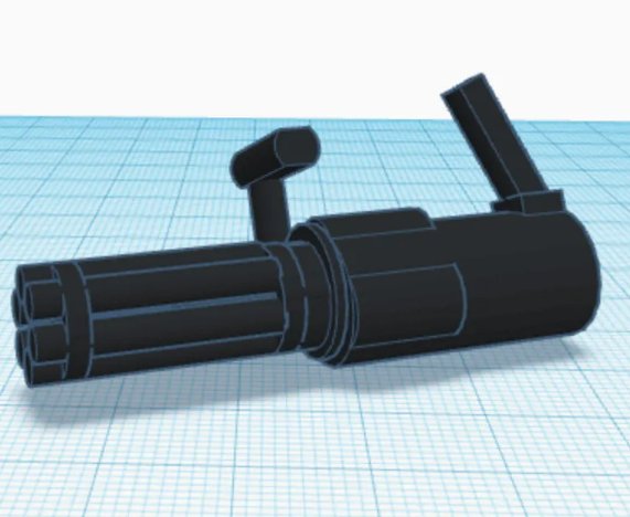 Minigun para Dummy 13 - VERSELL