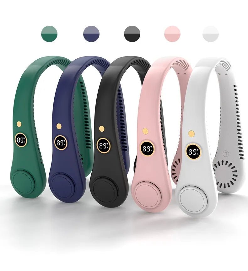 Ventilador Personal de Cuello Portátil Recargable USB - VERSELL